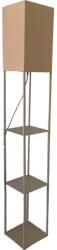 Brilagi - Lampă de podea cu polițe GRADUS 1xE27/40W/230V 150 cm gri/bej (BG2584)