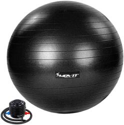 MOVIT Minge de gimnastică MOVIT cu pompă de picior, 55 cm, neagră (20040825) Minge fitness