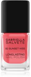 Gabriella Salvete Longlasting Enamel lac de unghii cu rezistenta indelungata lucios culoare 92 Sunset Kiss 11 ml