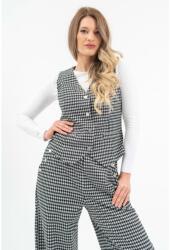 BUDMIL Mellény Női S fekete-fehér 20490009-002252-0299