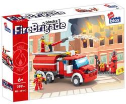 alleBLOX - Fire Brigade Tartályos tűzoltóautó 299 db-os építőkocka játékszett (AB1013) (AB1013)