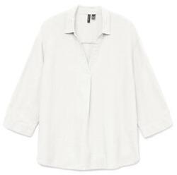 VERO MODA női blúz, 10310759, Len/Viszkóz, L INTL, Fehér (0000304951145_L)