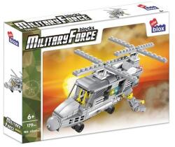 alleBLOX - Military Force Katonai helikopter 179 db-os építőkocka játékszett (AB3014) (AB3014)