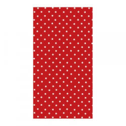 Braun Asztalterítő 1, 2x1, 8 m papír damaszt dombornyomású Piros pöttyös (3351-8047) (3351-8047)