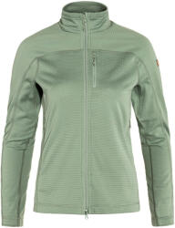 Fjällräven Abisko Lite Fleece Jacket Misty Green Női melegítőfelső XS