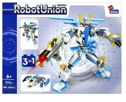 alleBLOX - Robot Union Robot, kék 223 db-os építőkocka játékszett (AB8031) (AB8031)