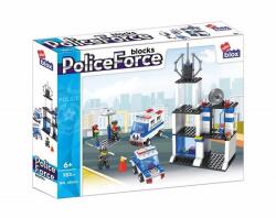alleBLOX - Police Force Rendőrőrs rendőrautókkal 252 db-os építőkocka játékszett (AB2012) (AB2012)