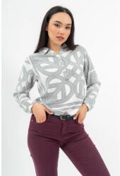 BUDMIL Lezser fazonú blúz Női XXXL fekete-fehér 20770077-001252-0799