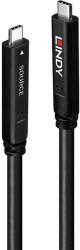 Lindy USB 3.0 Type C Összekötő Fekete 10m 43333 (43333)