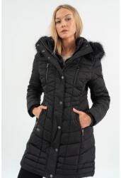 BUDMIL Téli kabát dupla elejerésszel Női M fekete 20030555-003252-0399