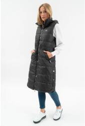 BUDMIL hosszú Téli mellény Női XS fekete 20020087-002252-0199