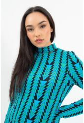 BUDMIL Vékony hosszú ujjú felső Női S fekete-zöld 20250045-001252-0299