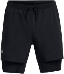 Under Armour Férfi sport rövidnadrág Under Armour LAUNCH 5'' 2-IN-1 SHORTS fekete 1382640-001 - 3XL