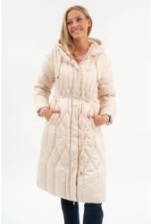BUDMIL Hosszú téli kabát Női XL bézs 20030559-001252-0599