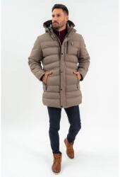 BUDMIL Hosszított téli kabát Férfi M v. barna 20030563-001252-0399