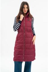 BUDMIL hosszú Téli mellény Női XXL bordó 20020087-001252-0699