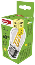 EMOS ZF6D42, LED izzó Filament Mini Globe / E27 / 5, 9 W (60 W) / 806 lm / Meleg fehér (ZF6D42)