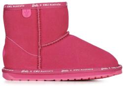 Emu Emu, Barbie Wallaby nyersbőr bakancs, Élénk rózsaszín, 24 EU (K13153-BARBIE-PINK-8)