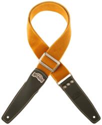 Magrabò Stripe SS Cotton Washed Ocra 5 cm, Dark Green