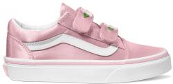 Vans Vans, Tépőzáras szaténcipő, Fehér, Világos rózsaszín, 31.5 EU (VN000CYDBJ1-1)