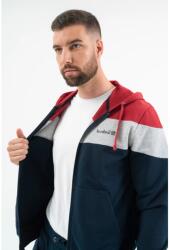 budmil Kapucnis szabadidőfelső Férfi S s. kék-piros 20220934-001252-0299