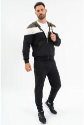 budmil Kapucnis szabadidőfelső Férfi XXL fekete-keki 20220934-002252-0699