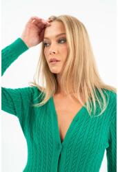 BUDMIL Kötött kardigán Női L zöld 20050828-002252-0499