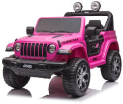 Baby Mix Gyermek elektromos autó Baby Mix Jeep Wrangler Rubicon rózsaszín (Sérült csomagolás)
