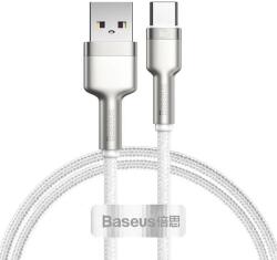 Baseus Cablu de date Baseus Cafule Series Metal USB la USB-C, 66W, 2m, Alb
