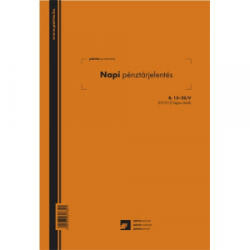 Pátria Napi pénztárjelentés 25x2+2 lapos tömb A/4 álló