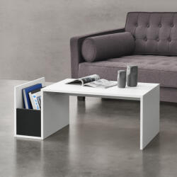 PremiumXL en. casa Modern dohányzóasztal fehér/fekete Bollnäs