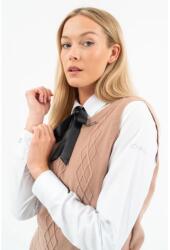 BUDMIL Kötött mellény Női M bézs 20050827-001252-0399