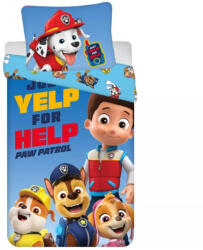 Jerry Fabrics Mancs Őrjárat ágyneműhuzat 140x200cm 70x90cm (yelp) (JFK078677)