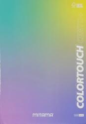 Mitama A4, vonalas, margós, 52+2 lapos, lila / zöld (62176-90150)