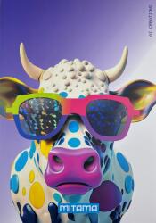 Mitama Tehén, A4, vonalas, margós, 40+2 lapos (62744-90118)