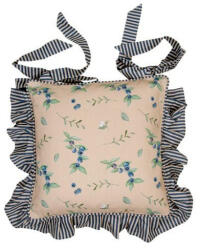 Clayre & Eef Párnahuzat Kötős 40X40cm, 100% Pamut, Blueberry Fields