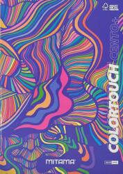 Mitama A4, négyzetrácsos, 52+2 lapos, lila márvány (62173-90143)