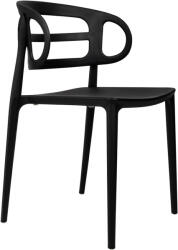 King Home Marcus Polipropilén Szék Fekete Ergonomikus