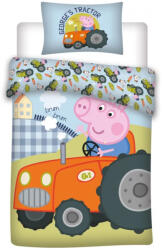Brandmac Peppa malac ovis ágyneműhuzat tractor 100x135 cm 40x60 cm (BRM000988)