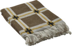 IDdesign Harmonix Pléd, Bronz, Kockás, 130x170 cm