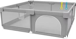  Babajáróka, tágas, 180x200 cm, unisex szövetkialakítás, hab nélkül világosszürke