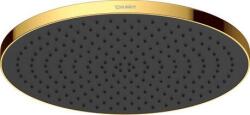 Duravit MinusFlow cap de duș 23x23 cm rotund negru-auriu UV0662017034 (UV0662017034)