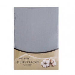 Naturtex Jersey Lepedő - 200x200 cm, Grafit Szürke