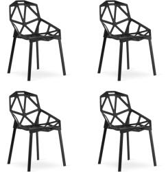 Bravolo ESSEN Szék - Fekete x 4
