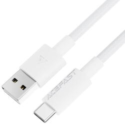 ACEFAST Cablu de Incarcare USB la Type-C, 3A, Fast Charging, 1.2m - (C18-04) - White (KF2349258) - vexio