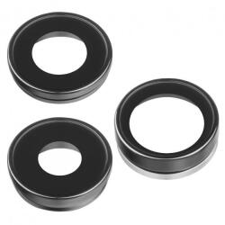 Aftermarket Piese si componente Geam Camera Spate Apple iPhone 13 Pro Max / 13 Pro, Wide + UltraWide + Telephoto, cu Rama (Interioara), Negru (gea/iph13p/ne/rint) - vexio
