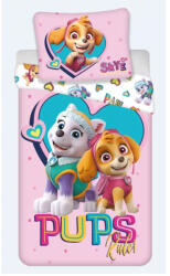 Brandmac Mancs Őrjárat ágyneműhuzat, rózsaszín, 140x200 cm 70x90 cm (BRM016842)