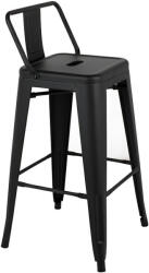 King Home Tower Back 66 Fém Bárszék Fekete