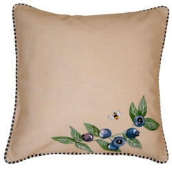 Clayre & Eef Párnahuzat 40X40cm 100% Pamut, Blueberry Fields