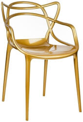 King Home LUXO ABS Arany Dizájner Szék